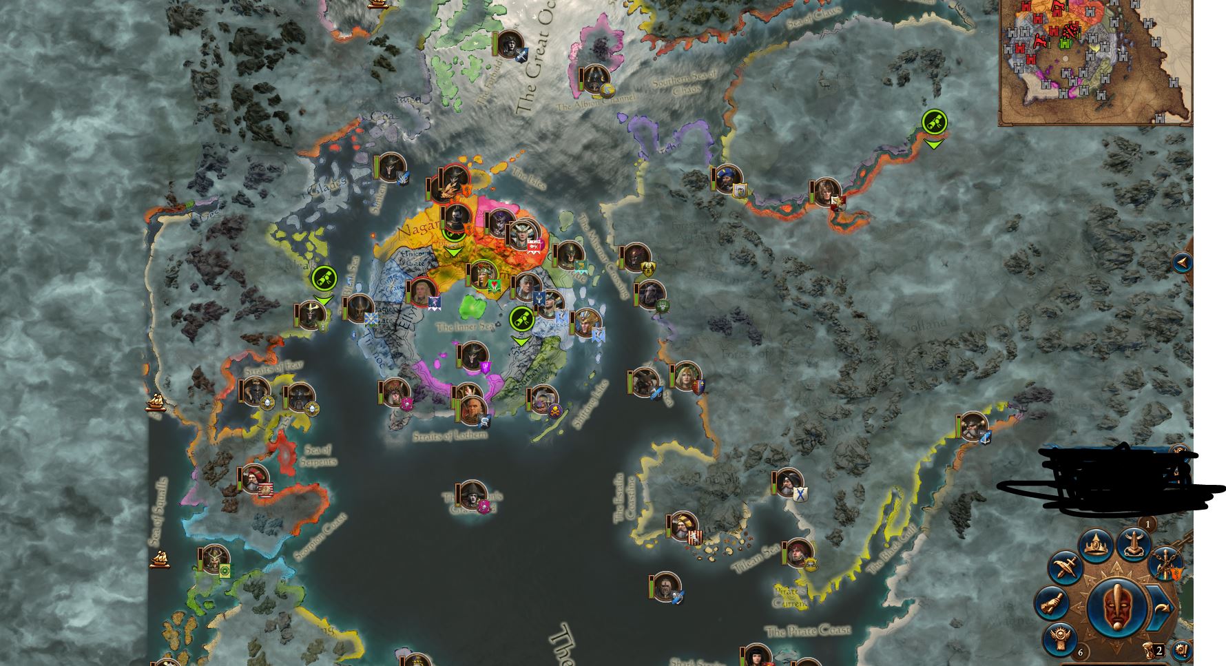 Coastal cities being shown every turn 2 high elf - Total War 