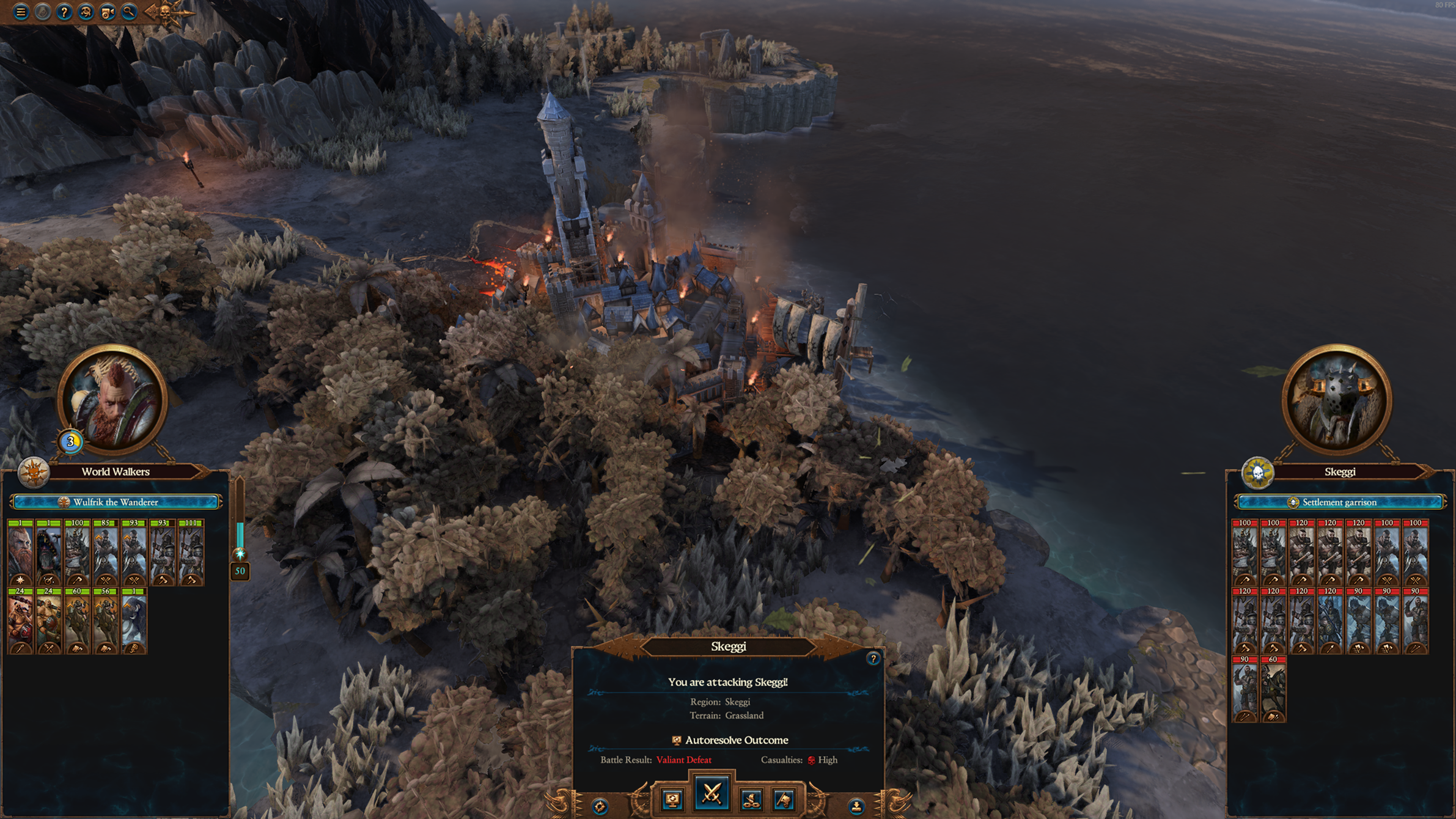 No siege engine options when attacking from the sea - Total War: WARHAMMER
