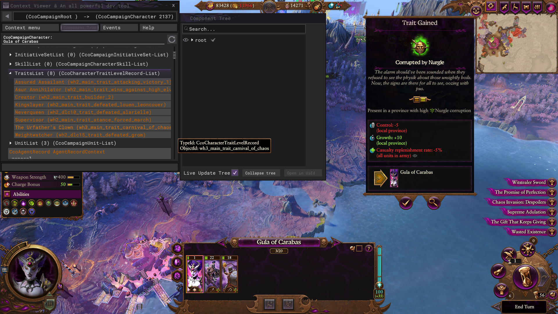 Traits gained from staying in region with high corruption do not ...