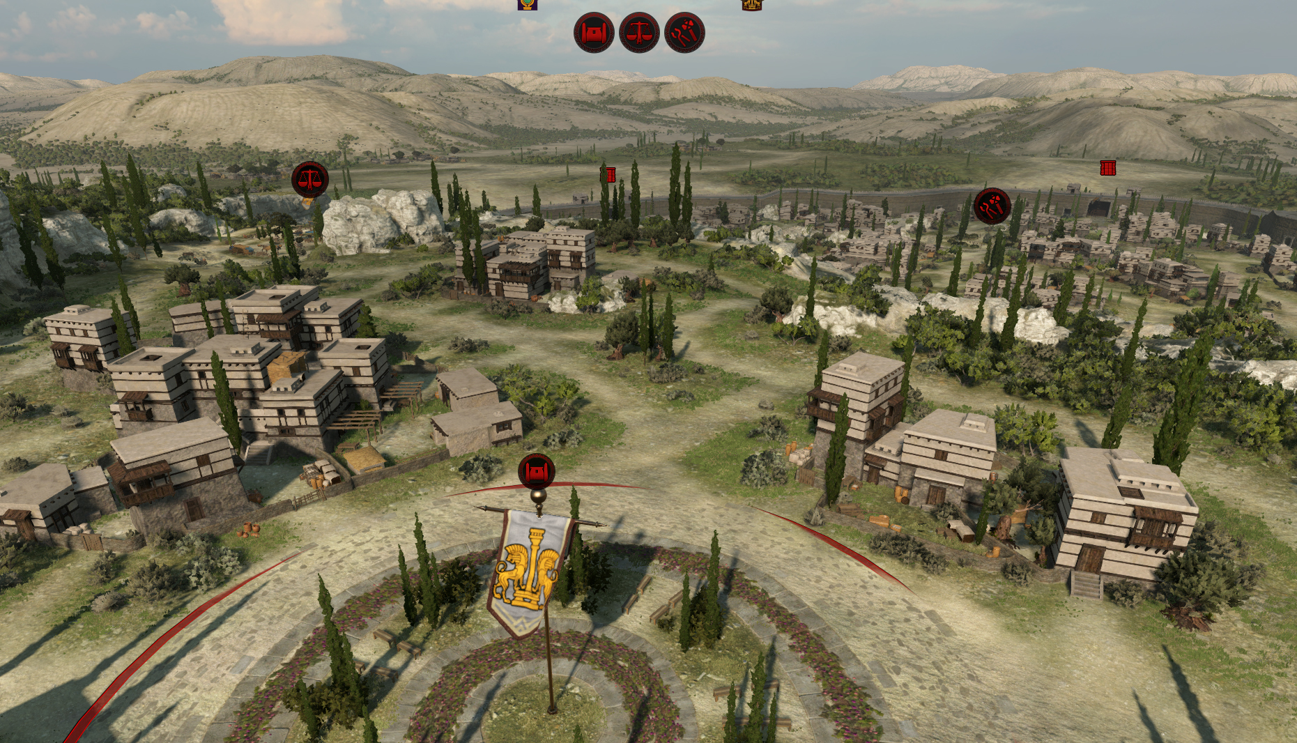 MULTIPLE-POINT VICTORY SYSTEM IN THE ACHAEAN CITY SOUTH BATTLE MAP 