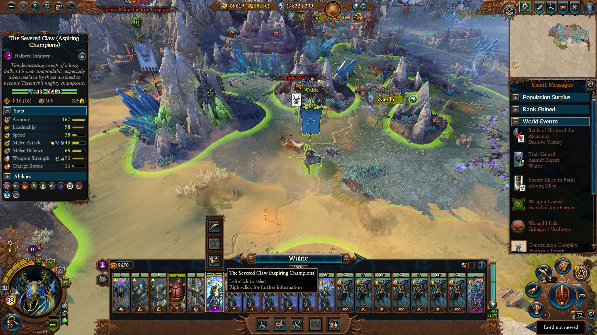 Ritual Staff tech does not apply to the Severed Claw ROR - Total War ...