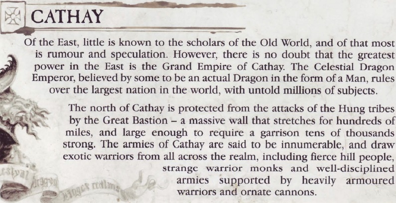 Old World Almanack – A short history of Cathay - Total War: WARHAMMER