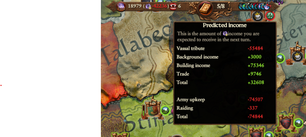 vassal tribute negative income - Total War: WARHAMMER