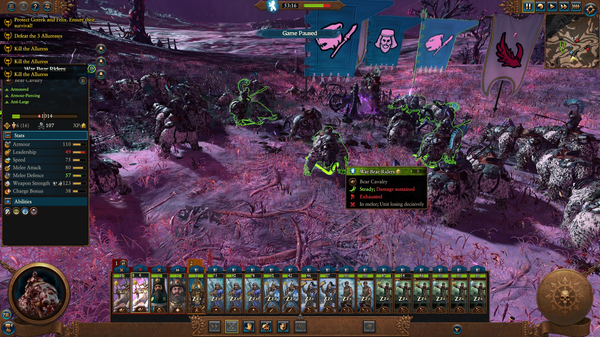 War Bear Riders Mod Warbear Riders loses their rider when damaged - Total War: WARHAMMER