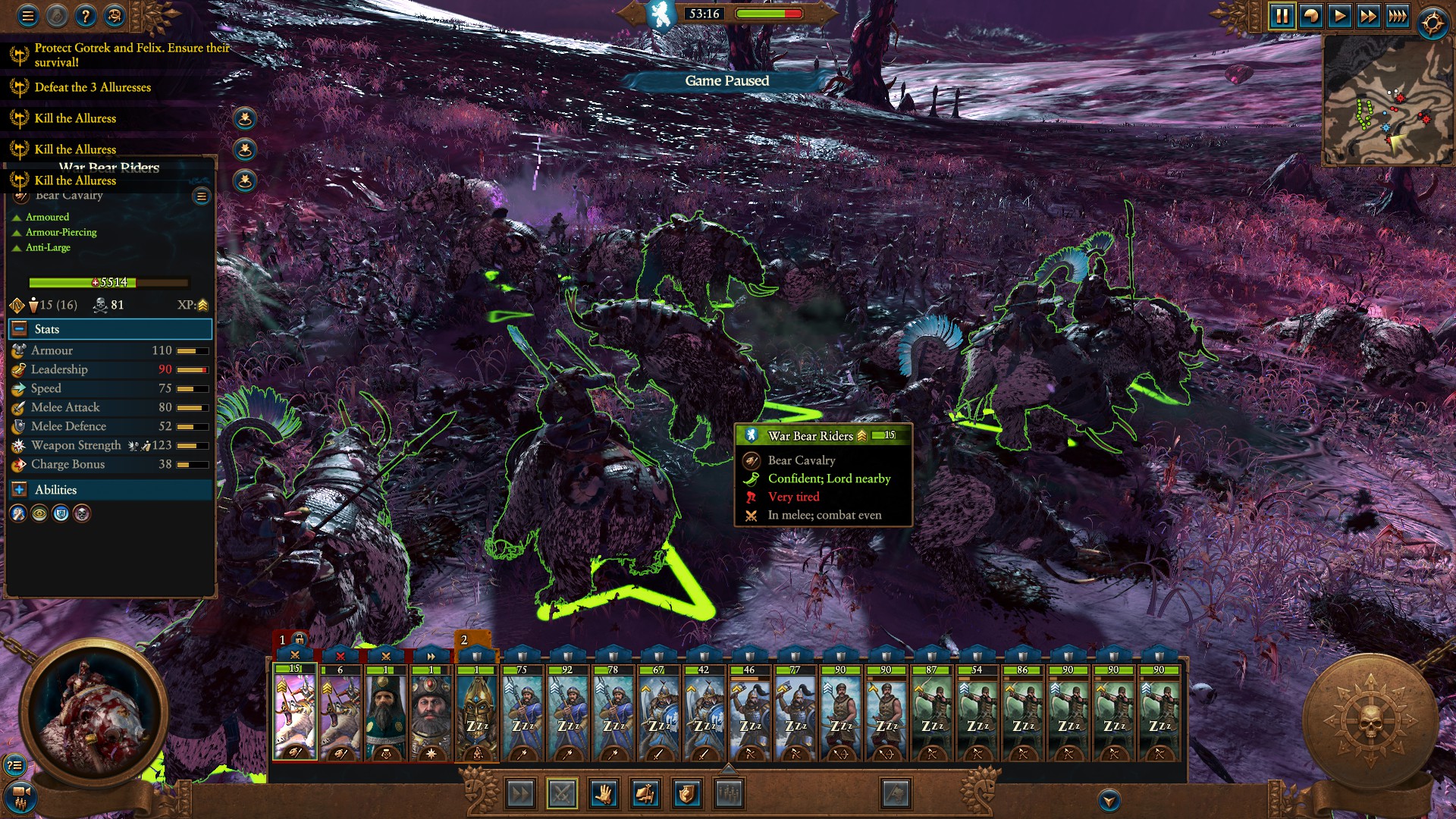 War Bear Riders Mod Warbear Riders loses their rider when damaged - Total War: WARHAMMER